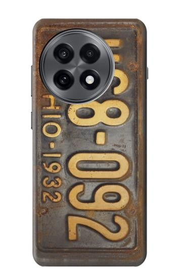 S3228 Vintage Car License Plate Hülle Schutzhülle Taschen für OnePlus 13R