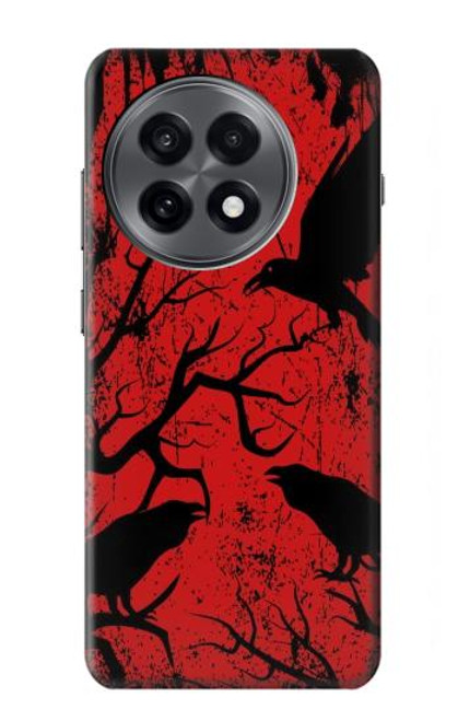 S3325 Crow Black Blood Tree Hülle Schutzhülle Taschen für OnePlus 13R