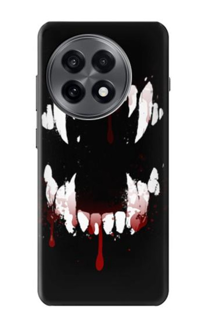 S3527 Vampire Teeth Bloodstain Hülle Schutzhülle Taschen für OnePlus 13R