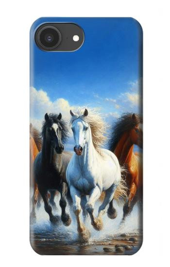S3996 Horse Running Hülle Schutzhülle Taschen für iPhone 16e, 17e