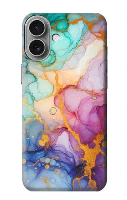 S4001 Multicolored Abstract Lilac Emerald Hülle Schutzhülle Taschen für iPhone 16 plus
