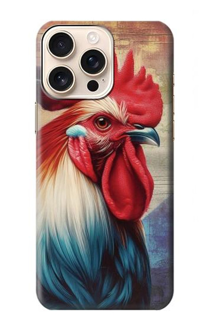 S3987 French Rooster Hülle Schutzhülle Taschen für iPhone 16 pro max