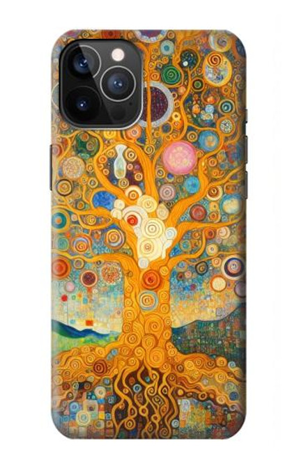 S4007 Tree of Life Painting Hülle Schutzhülle Taschen für iPhone 12, iPhone 12 Pro