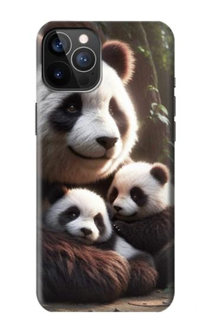 S4008 Panda Family Hülle Schutzhülle Taschen für iPhone 12, iPhone 12 Pro