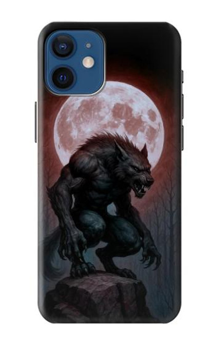 S4024 Werewolf Blood Moon Hülle Schutzhülle Taschen für iPhone 12 mini