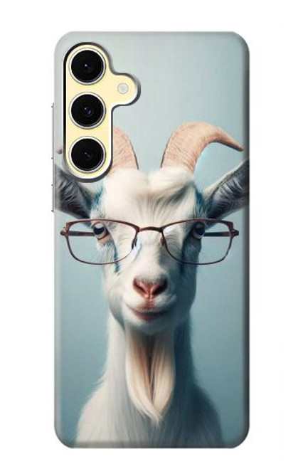 S3991 Goat Glasses Hülle Schutzhülle Taschen für Samsung Galaxy S24 FE