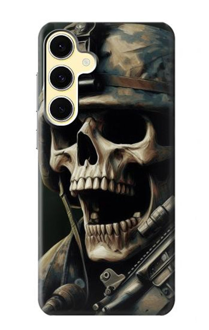 S4017 Skull Soldier Hülle Schutzhülle Taschen für Samsung Galaxy S24 FE