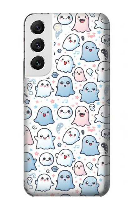 S4013 Seamless Cute Ghost Pattern Hülle Schutzhülle Taschen für Samsung Galaxy S22