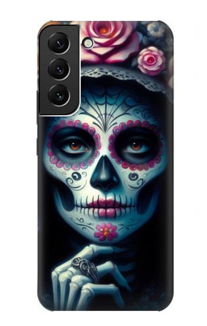 S3990 Girl Skull Steam Punk Gothic Hülle Schutzhülle Taschen für Samsung Galaxy S22 Plus