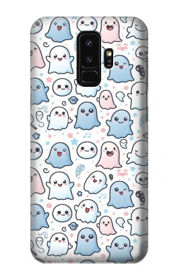S4013 Seamless Cute Ghost Pattern Hülle Schutzhülle Taschen für Samsung Galaxy S9 Plus