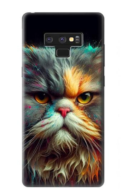 S3971 Cat Painted Color Hülle Schutzhülle Taschen für Note 9 Samsung Galaxy Note9