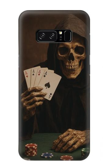 S3994 Grim Reaper Poker Win Hülle Schutzhülle Taschen für Note 8 Samsung Galaxy Note8