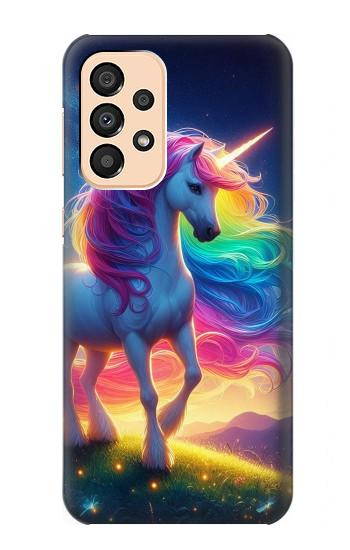 S3977 Colorful Unicorn Hülle Schutzhülle Taschen für Samsung Galaxy A33 5G