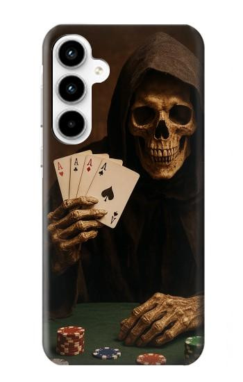 S3994 Grim Reaper Poker Win Hülle Schutzhülle Taschen für Samsung Galaxy A35 5G