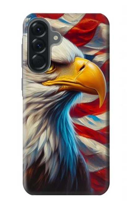 S3967 Bald Eagle American Flag Hülle Schutzhülle Taschen für Samsung Galaxy A56