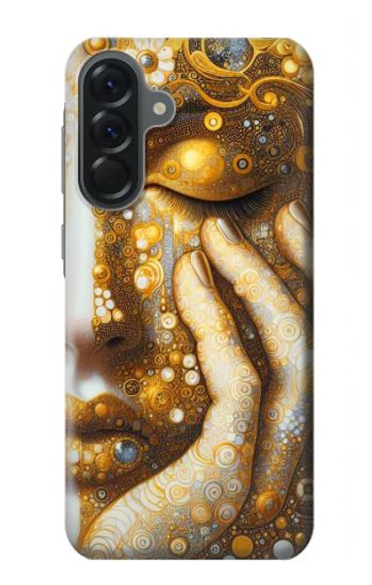 S4026 Women Crying Golden Tear Hülle Schutzhülle Taschen für Samsung Galaxy A56