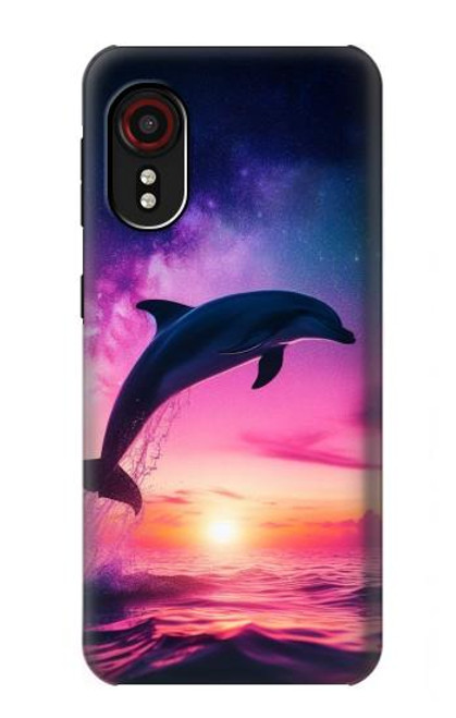 S3980 Dolphin Sunset Milky Way Hülle Schutzhülle Taschen für Samsung Galaxy Xcover 5