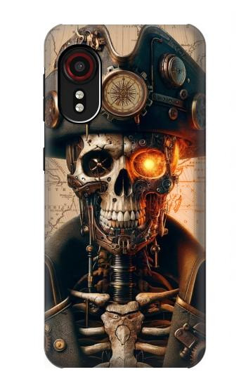 S4018 Steampunk Pirate Skull Hülle Schutzhülle Taschen für Samsung Galaxy Xcover 5