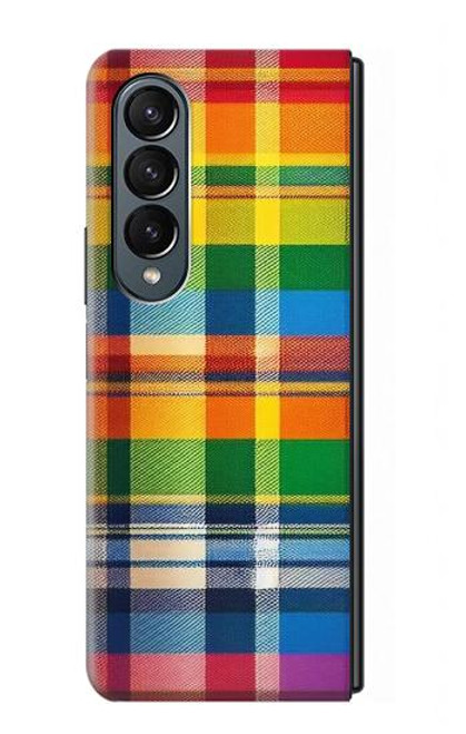 S3983 Fabric Texture LGBTQ Hülle Schutzhülle Taschen für Samsung Galaxy Z Fold 4