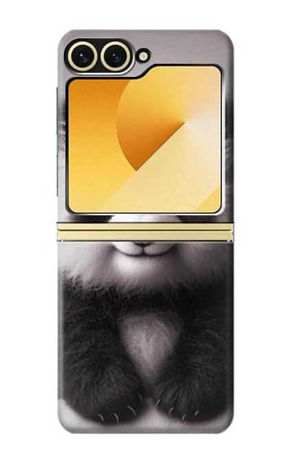 S3978 Cute Baby Panda Hülle Schutzhülle Taschen für Samsung Galaxy Z Flip 6, Flip 7 FE