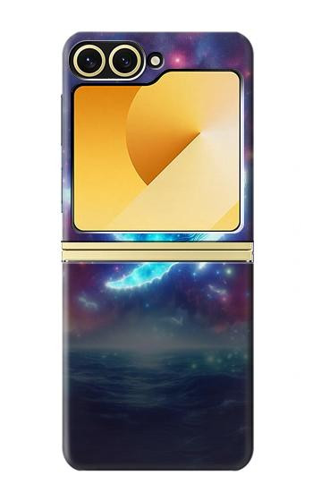 S3982 Dream Whale Colorful Nebula Hülle Schutzhülle Taschen für Samsung Galaxy Z Flip 6, Flip 7 FE