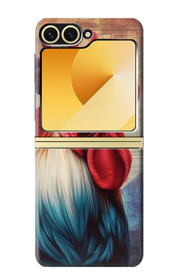 S3987 French Rooster Hülle Schutzhülle Taschen für Samsung Galaxy Z Flip 6, Flip 7 FE