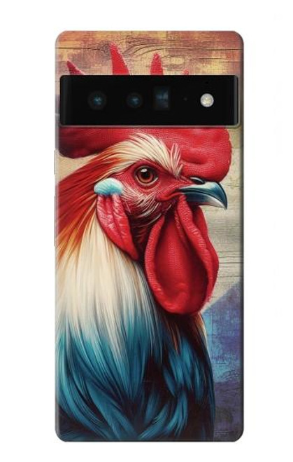S3987 French Rooster Hülle Schutzhülle Taschen für Google Pixel 6 Pro