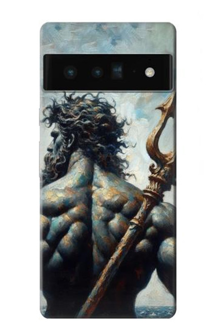 S4010 Poseidon Trident God of The Sea Hülle Schutzhülle Taschen für Google Pixel 6 Pro