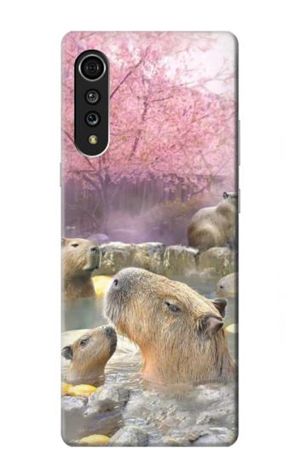 S4030 Capybara Hot Spring Hülle Schutzhülle Taschen für LG Velvet