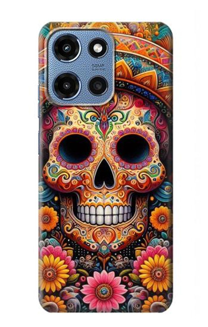 S3999 Mexican Skull Painting Hülle Schutzhülle Taschen für Motorola Moto G 5G (2025)