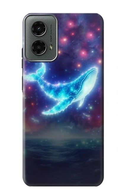 S3982 Dream Whale Colorful Nebula Hülle Schutzhülle Taschen für Motorola Moto G 5G (2024)