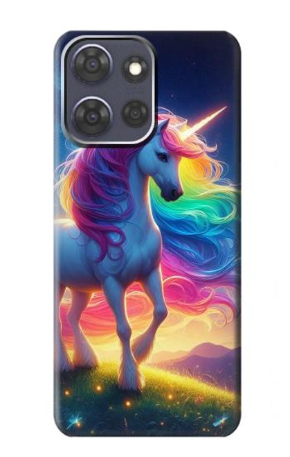 S3977 Colorful Unicorn Hülle Schutzhülle Taschen für Motorola Moto G Power (2025)