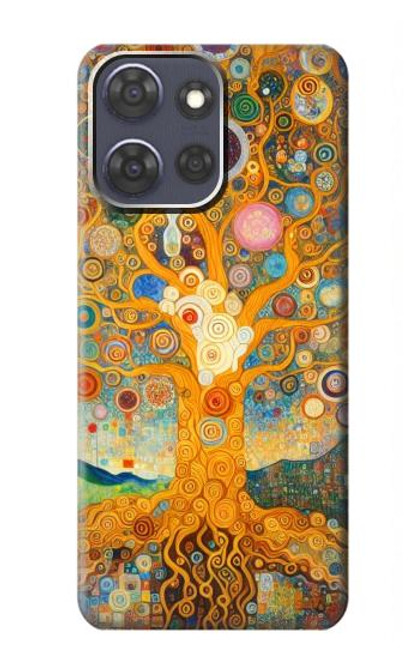 S4007 Tree of Life Painting Hülle Schutzhülle Taschen für Motorola Moto G Power (2025)