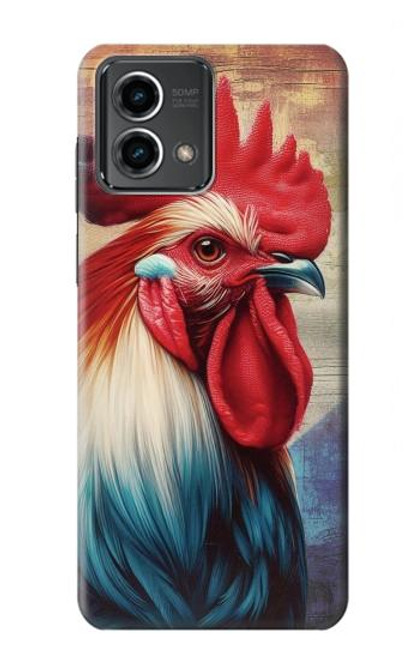 S3987 French Rooster Hülle Schutzhülle Taschen für Motorola Moto G Stylus 5G (2023)