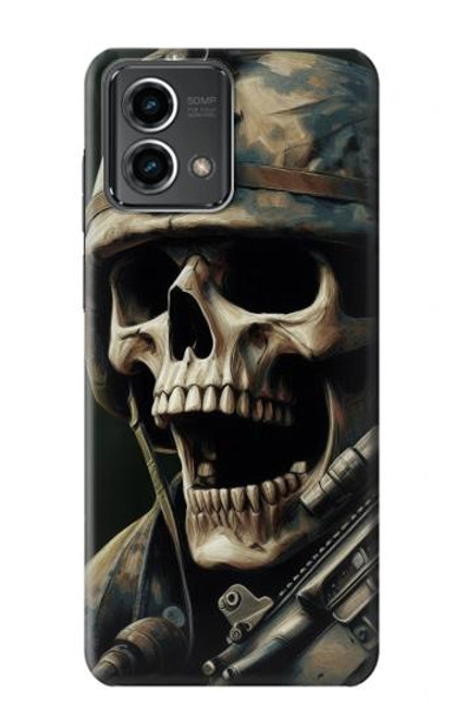 S4017 Skull Soldier Hülle Schutzhülle Taschen für Motorola Moto G Stylus 5G (2023)