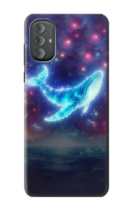 S3982 Dream Whale Colorful Nebula Hülle Schutzhülle Taschen für Motorola Moto G Power 2022, G Play 2023