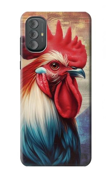 S3987 French Rooster Hülle Schutzhülle Taschen für Motorola Moto G Power 2022, G Play 2023