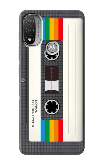 S4023 Vintage Rainbow Compact Cassette Hülle Schutzhülle Taschen für Motorola Moto E20,E30,E40