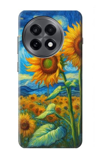 S4019 Sunflower Van Gogh Style Hülle Schutzhülle Taschen für OnePlus 13R