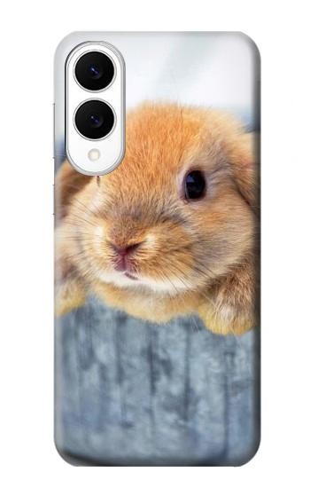 S0242 Cute Rabbit Hülle Schutzhülle Taschen für Samsung Galaxy S25 Edge