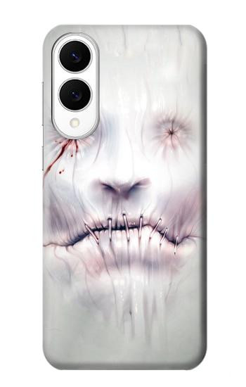 S0884 Horror Face Hülle Schutzhülle Taschen für Samsung Galaxy S25 Edge