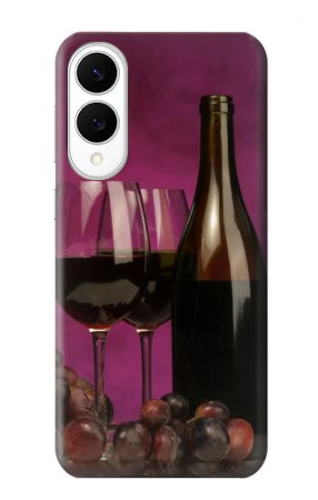 S0910 Red Wine Hülle Schutzhülle Taschen für Samsung Galaxy S25 Edge
