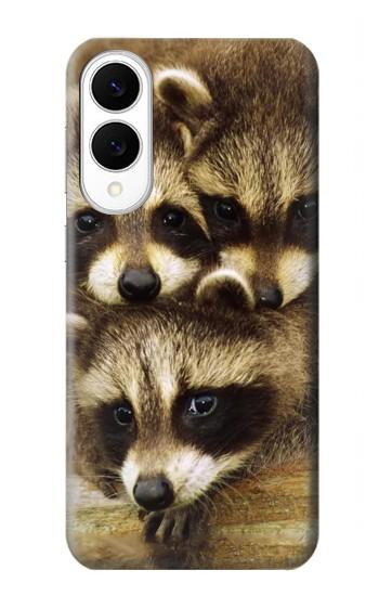 S0977 Baby Raccoons Hülle Schutzhülle Taschen für Samsung Galaxy S25 Edge