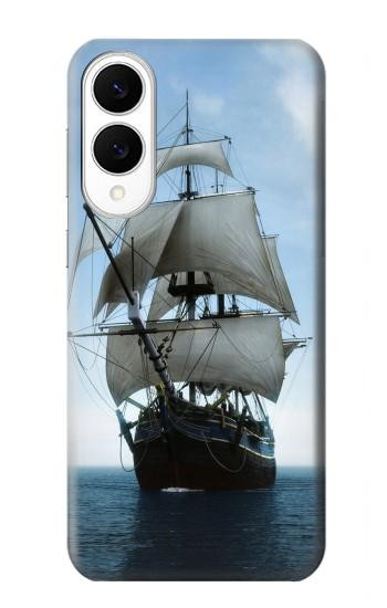 S1096 Sailing Ship in an Ocean Hülle Schutzhülle Taschen für Samsung Galaxy S25 Edge