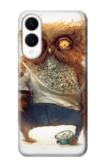 S1133 Wake up Owl Hülle Schutzhülle Taschen für Samsung Galaxy S25 Edge