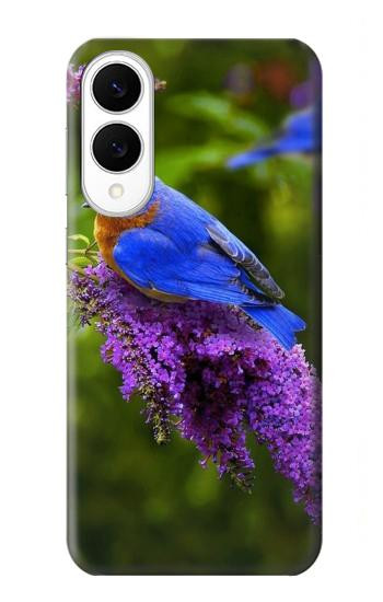 S1565 Bluebird of Happiness Blue Bird Hülle Schutzhülle Taschen für Samsung Galaxy S25 Edge