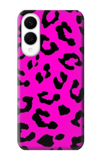 S1850 Pink Leopard Pattern Hülle Schutzhülle Taschen für Samsung Galaxy S25 Edge