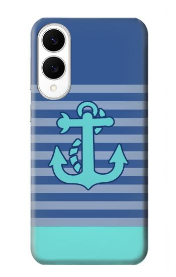 S2081 Nautical Anchor Hülle Schutzhülle Taschen für Samsung Galaxy S25 Edge
