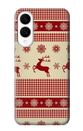 S2310 Christmas Snow Reindeers Hülle Schutzhülle Taschen für Samsung Galaxy S25 Edge