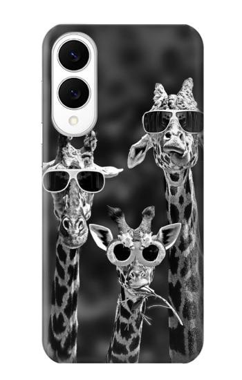 S2327 Giraffes With Sunglasses Hülle Schutzhülle Taschen für Samsung Galaxy S25 Edge